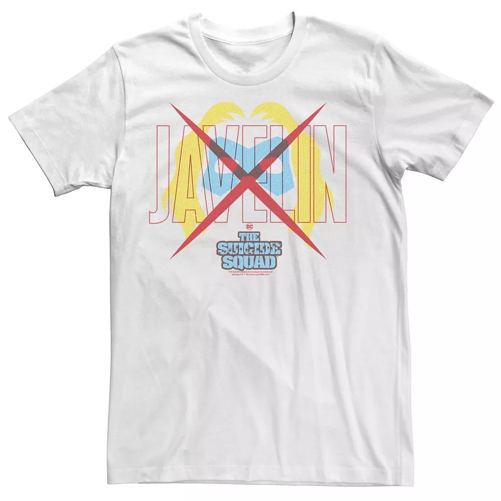 Big & Tall DC Comics The Suicide Squad Javelin Icon Logo Tee, Men's, Size: 5XL, White Product Image