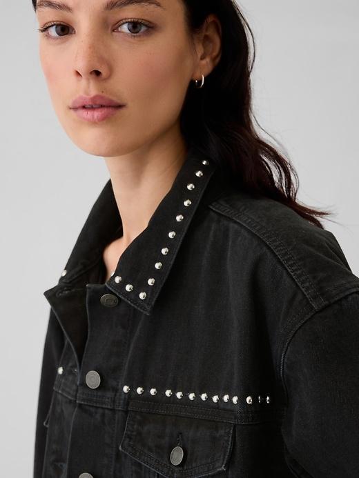 Oversized Icon Denim Jacket Product Image