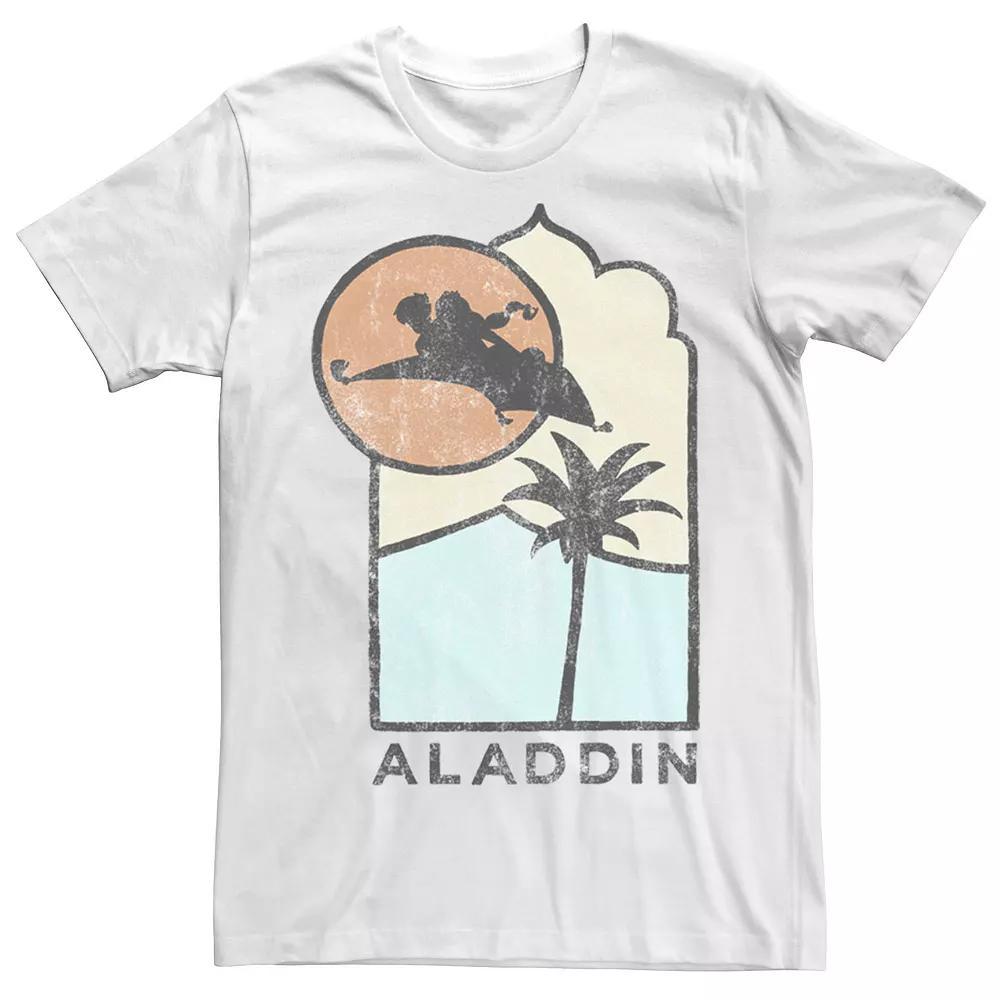 Disney's Aladdin Boys 8-20 Live Action Carpet Ride Line Art Logo Graphic Tee, Boy's, Size: XL, Blue Product Image