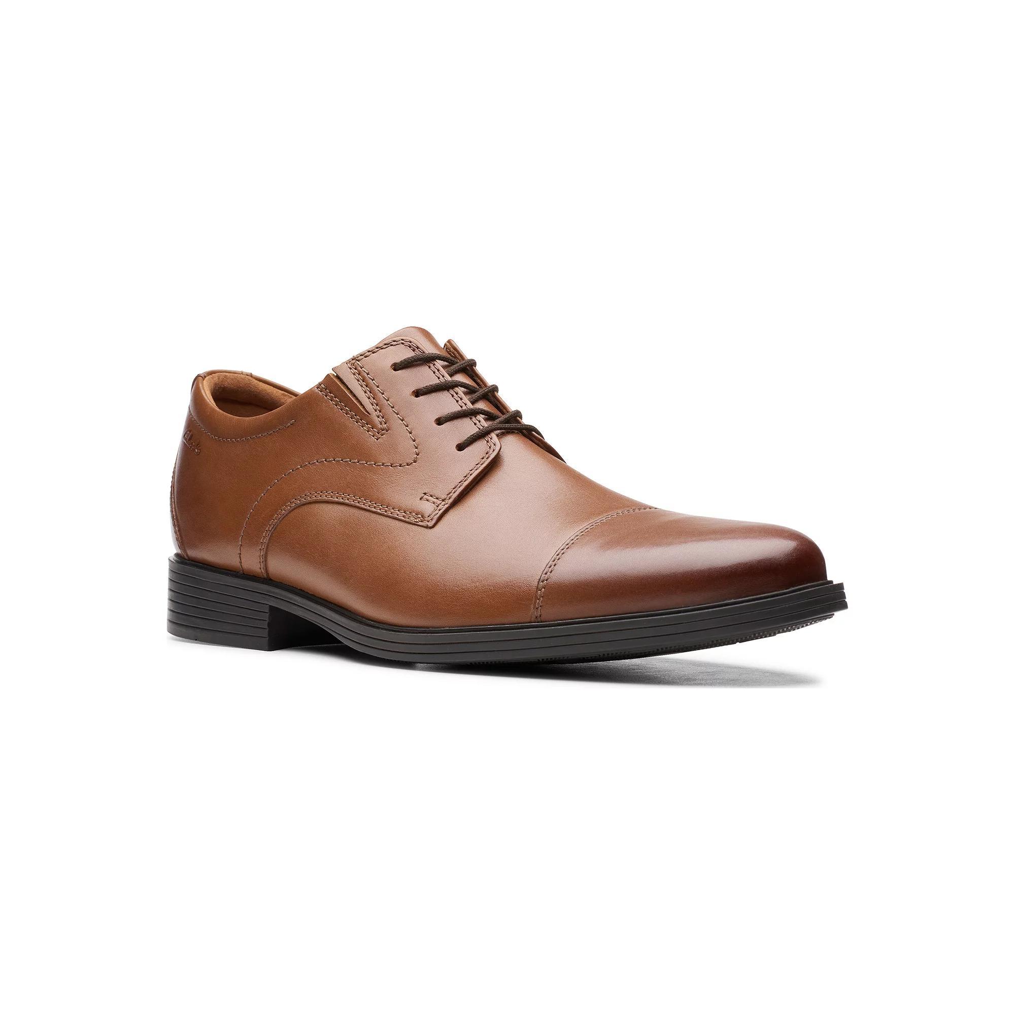 Clarks Whiddon Cap Mens Leather Dress Shoes Product Image