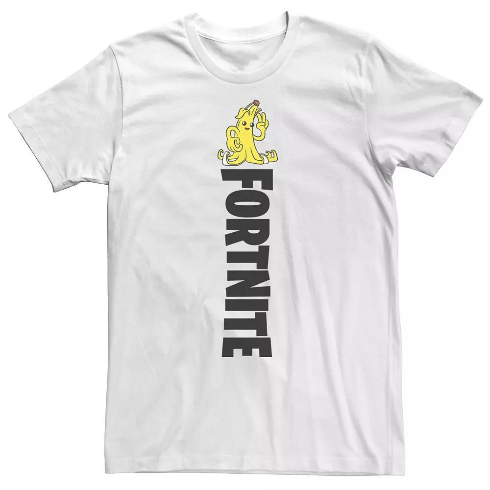 Big & Tall Fortnite Peely Peace Vertical Logo Tee, Men's, Size: 5XL, White Product Image