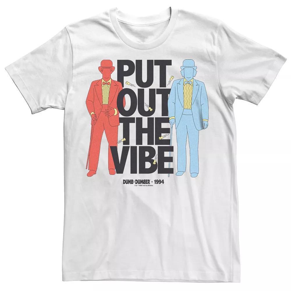Men's WB The 100 Dumb And Dumber Put Out The Vibe Graphic Tee, Size: Medium, White Product Image