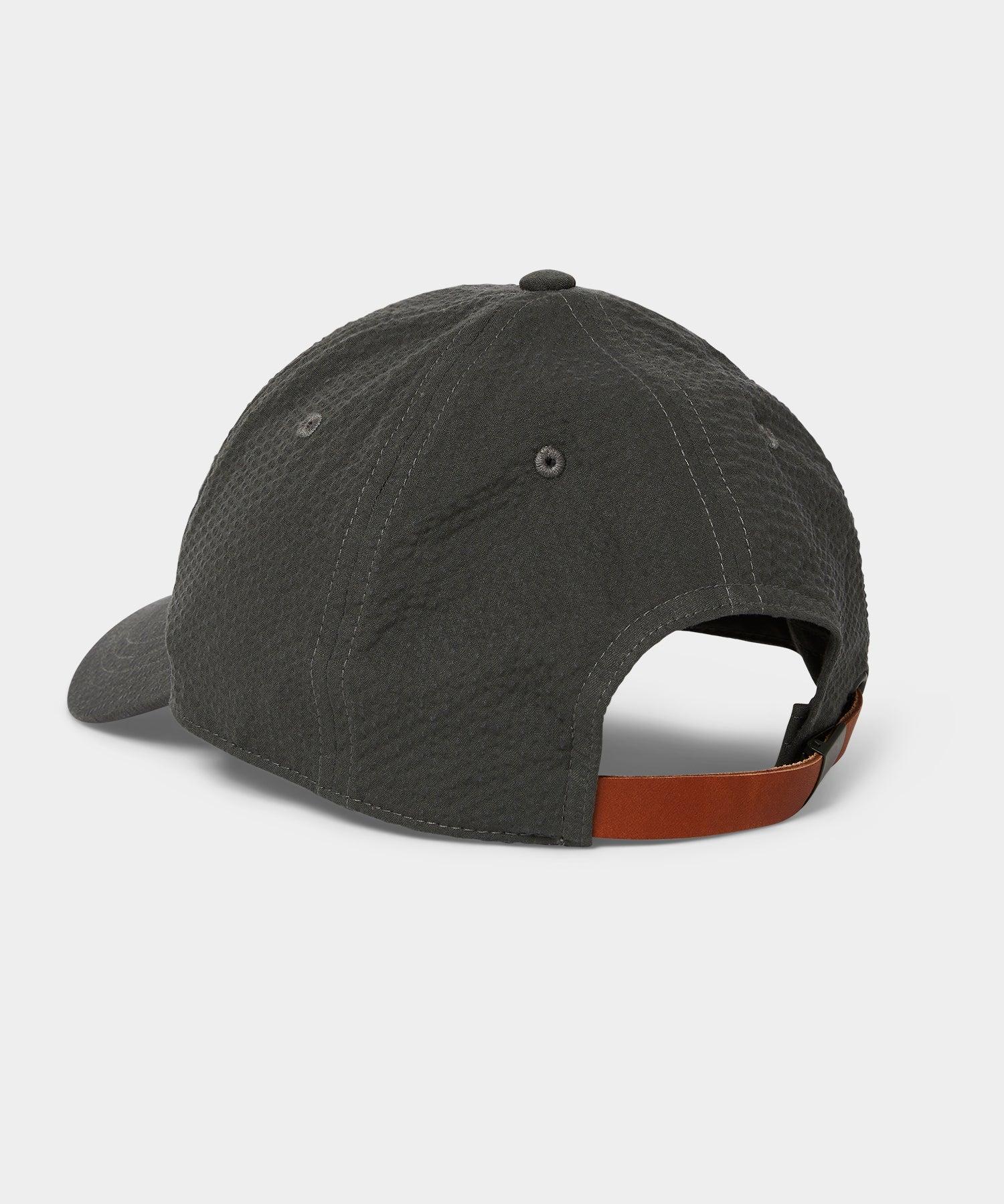 Seersucker Dad Cap in Racing Olive Product Image