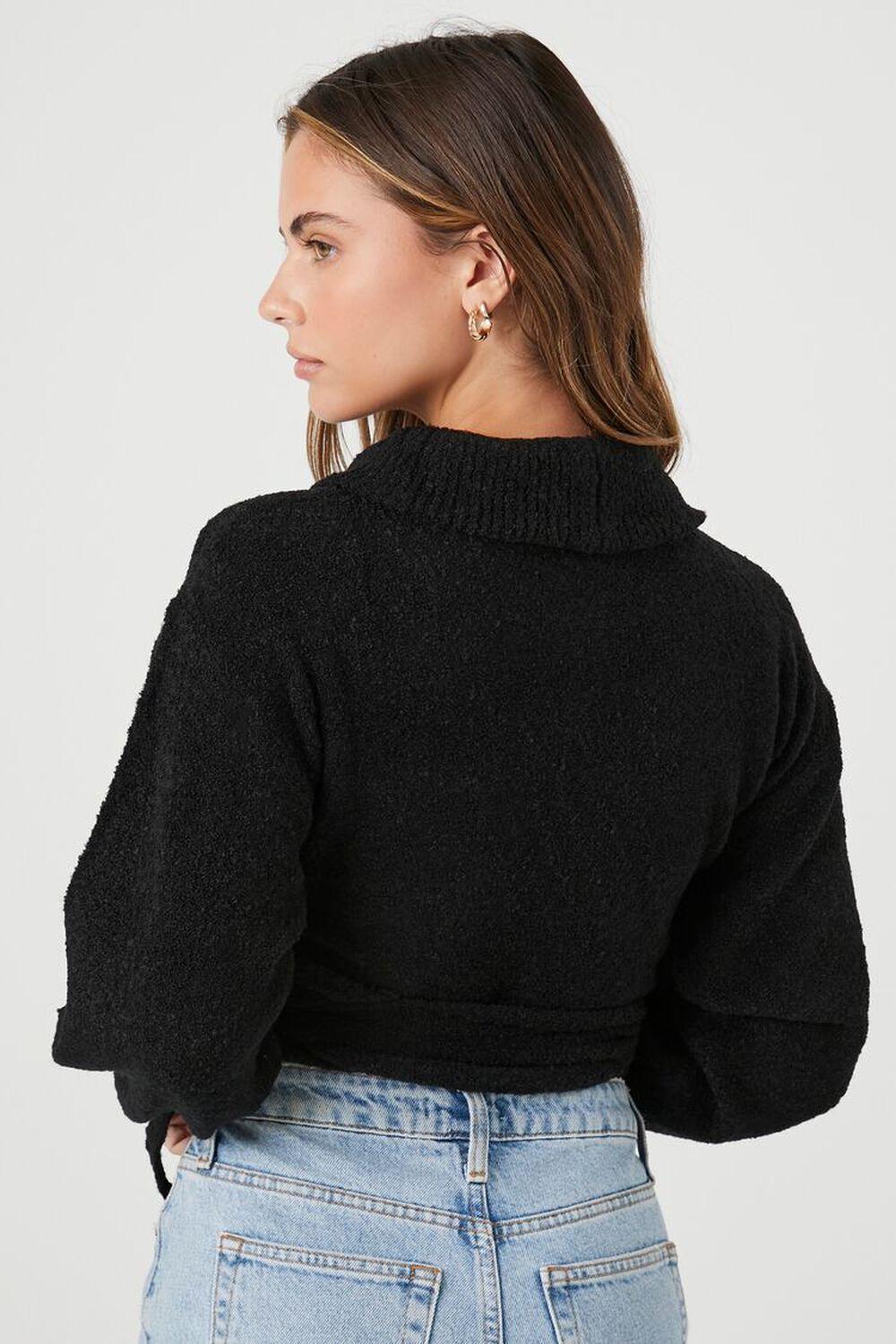 Cropped Wrap Sweater | Forever 21 Product Image