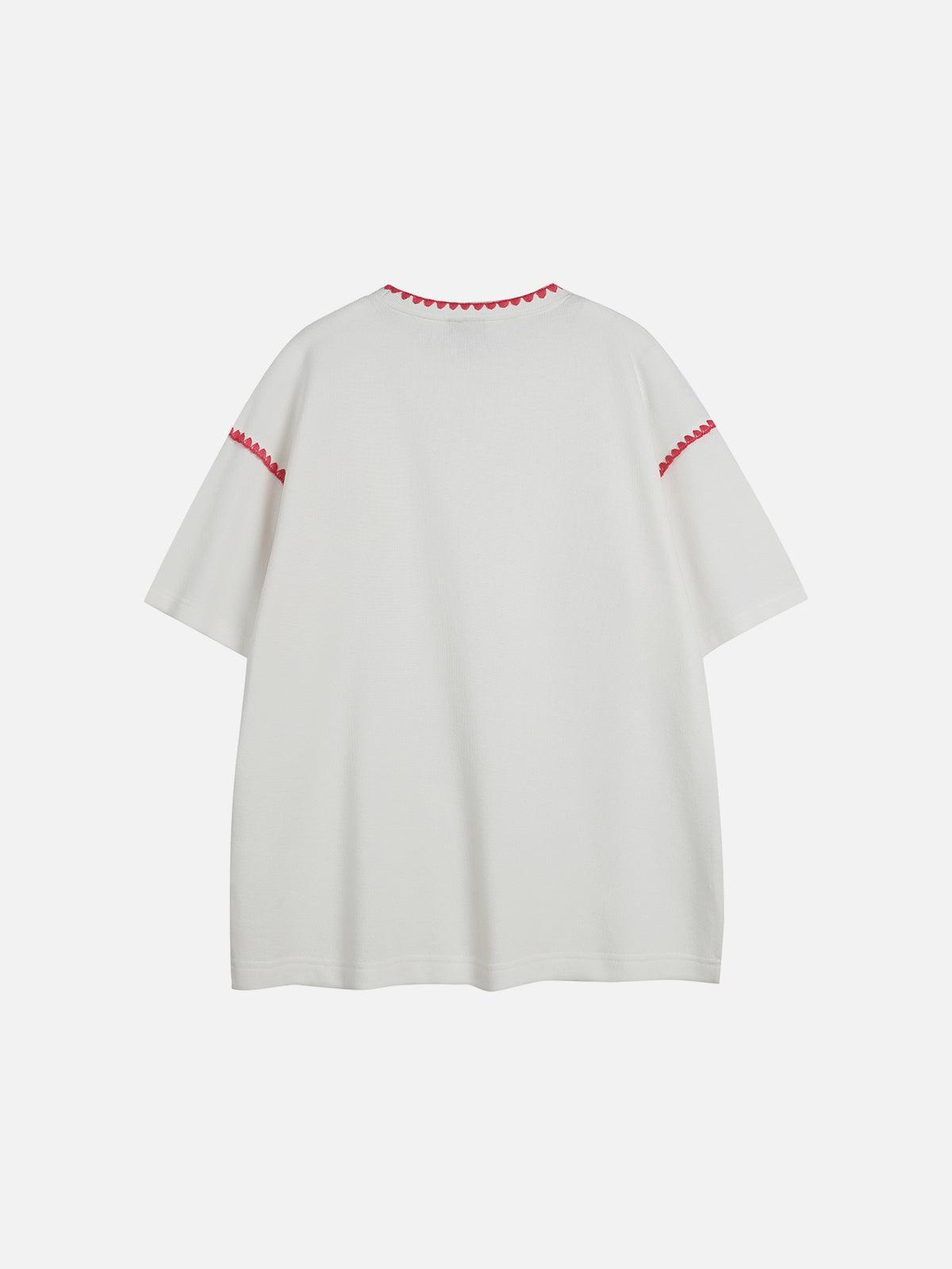 Aelfric Eden Crochet Flower Pocket Tee Product Image