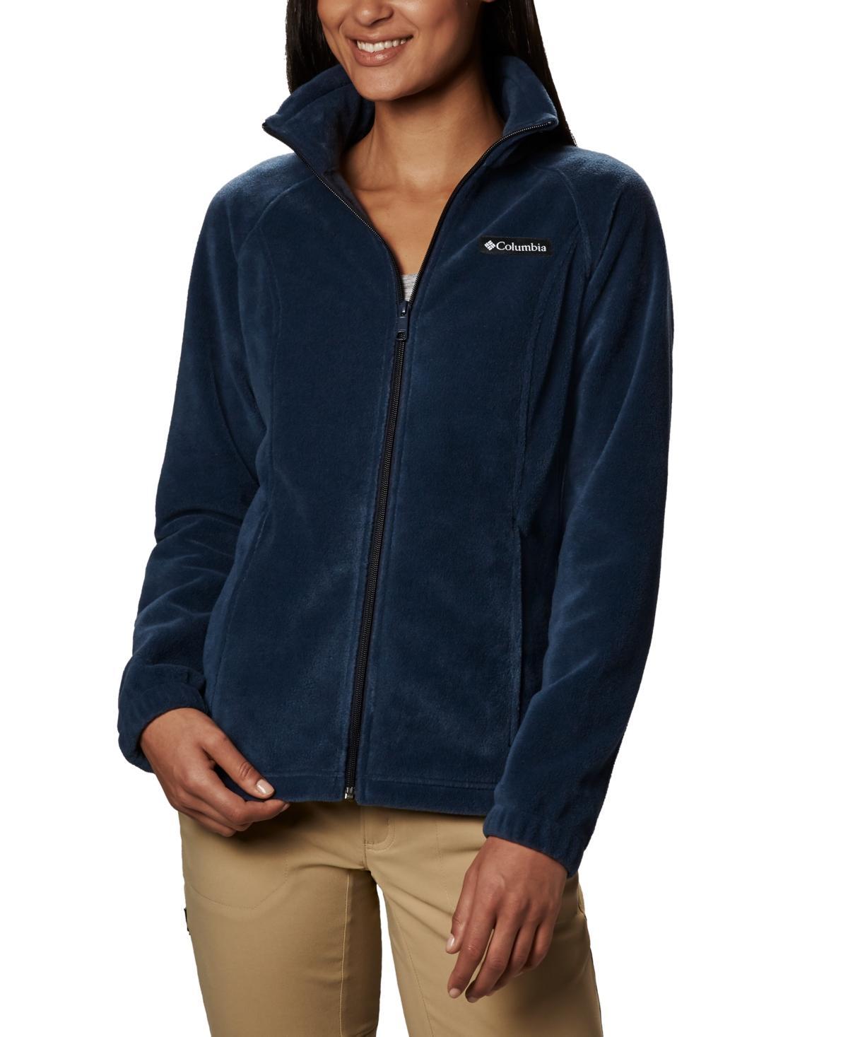 Womens Columbia Benton Springs Zip-Front Fleece Jacket Columbia Blue Product Image