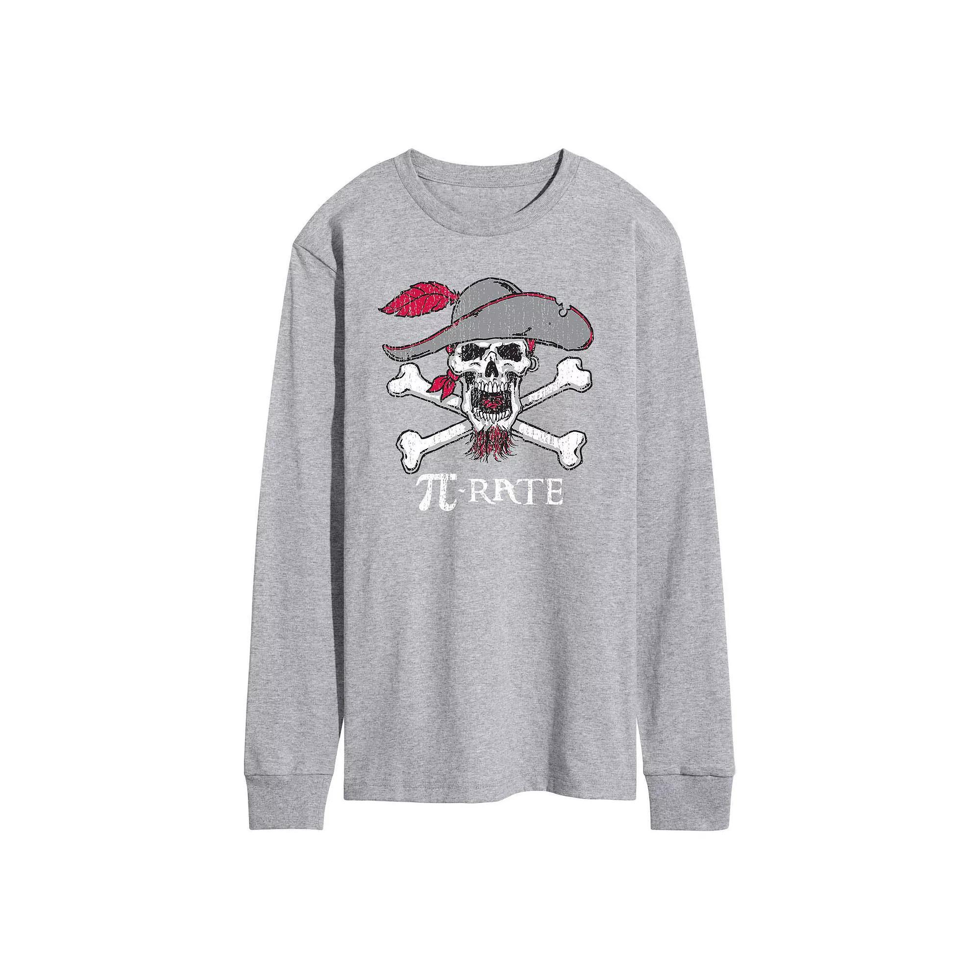 Mens Pi-Rate Long Sleeve Tee Product Image