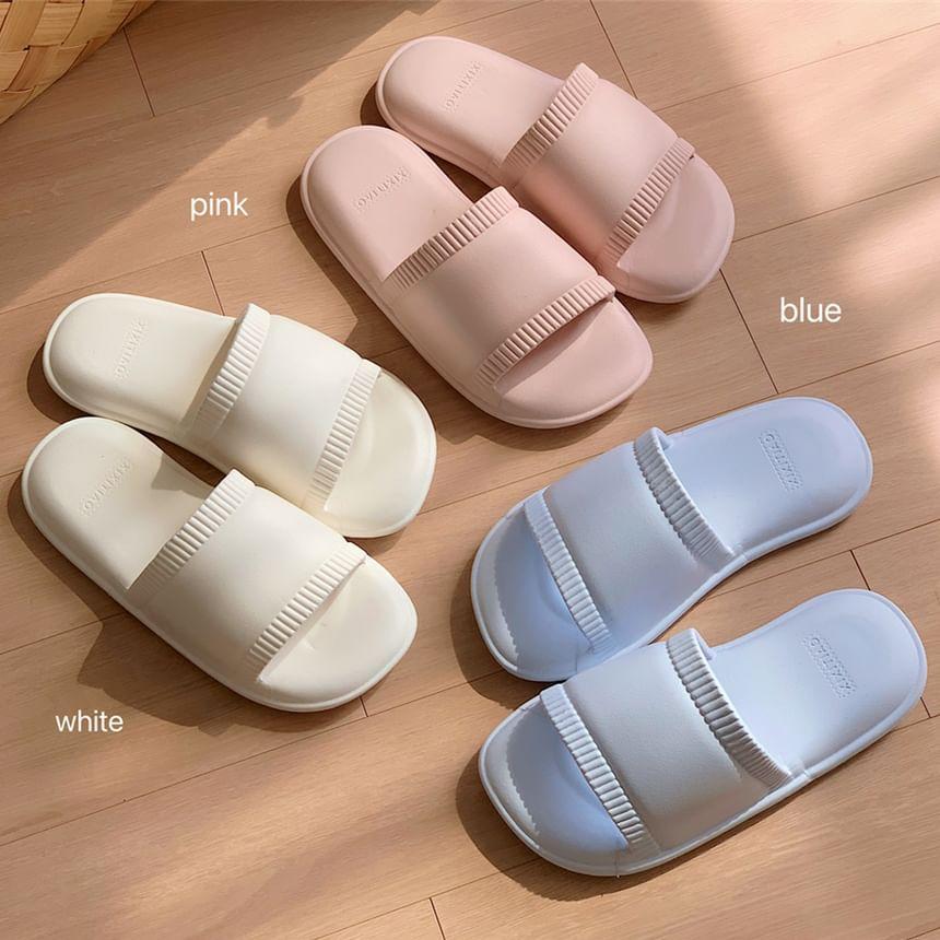 Couple Matching Plain Home Slippers Product Image