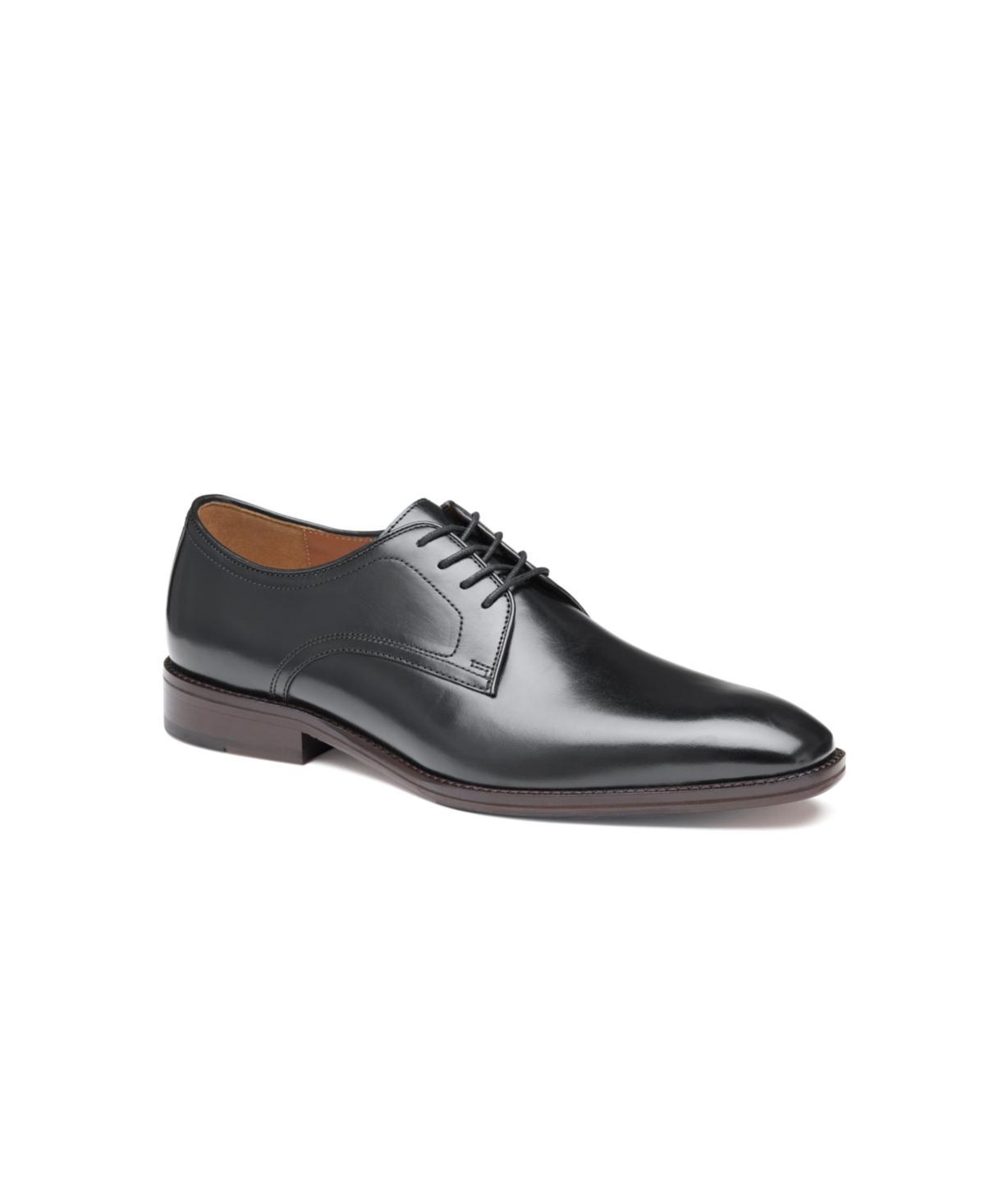 Johnston  Murphy Mens Sullivan Leather Plain Toe Lace Up Oxfords Product Image