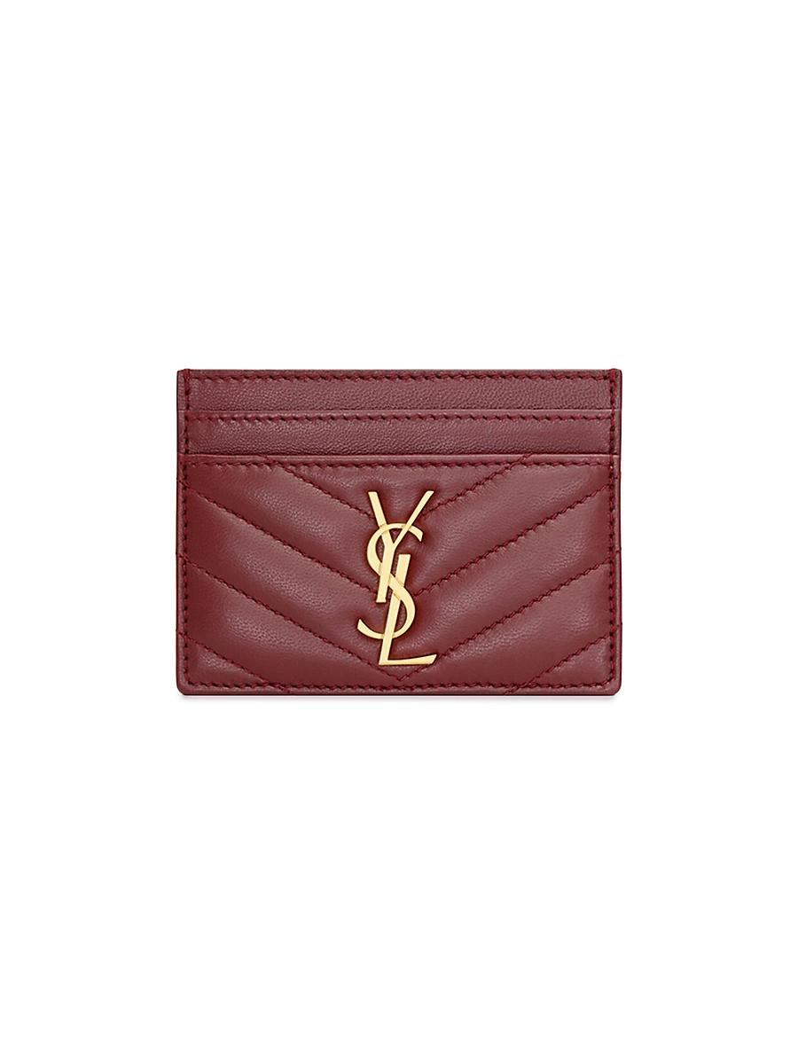 Saint Laurent Cassandre Matelasse Card Case Product Image