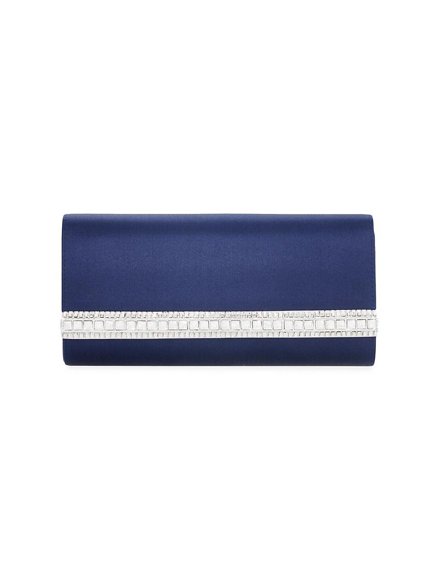 Perry Satin & Crystal Clutch Bag Product Image