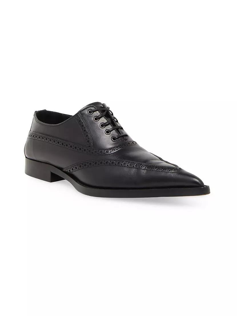 ​Birdee Brogue Point Toe Leather Dress Shoes Product Image