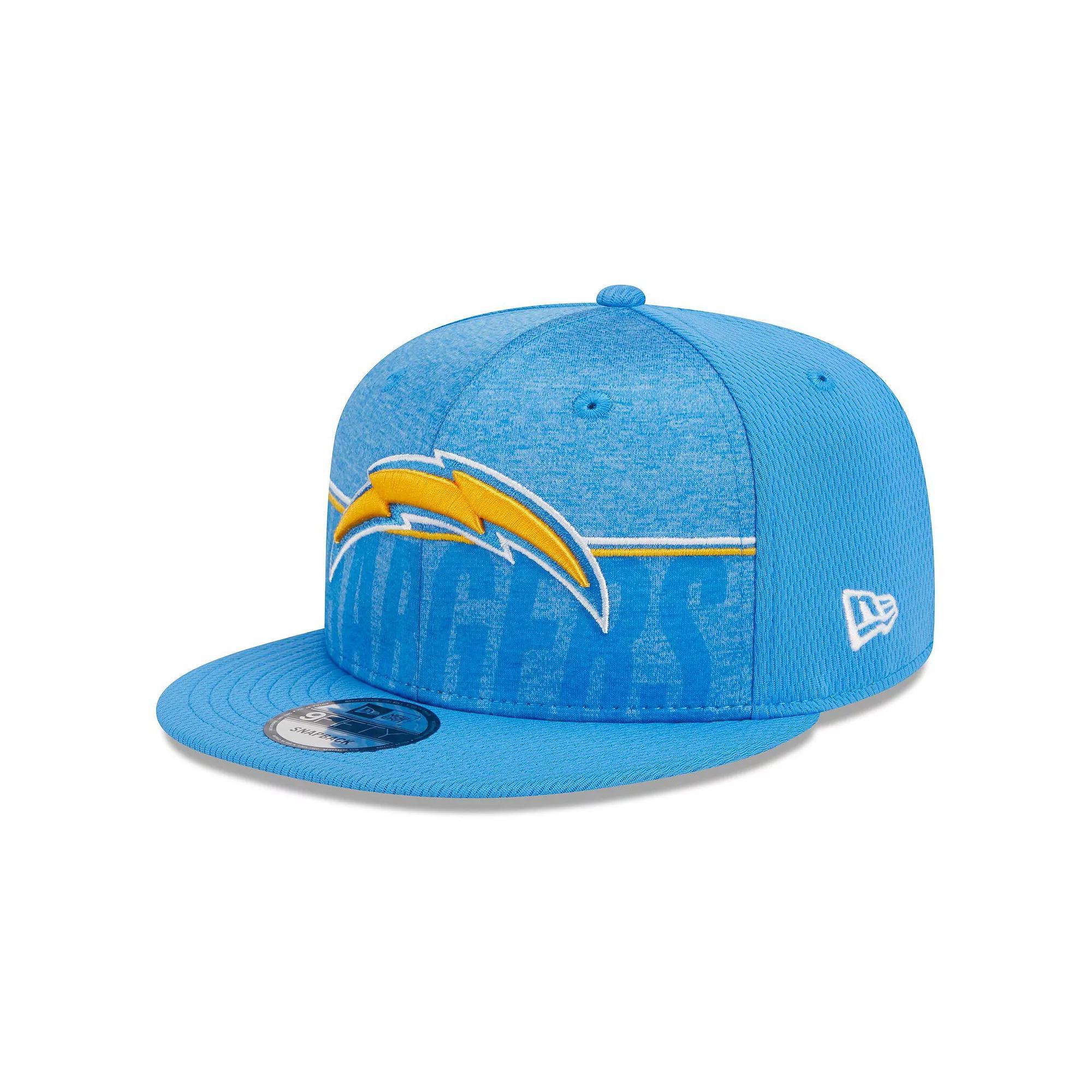 Men's New Era Powder Blue Los Angeles Chargers 2023 NFL Training Camp 9FIFTY Snapback Hat Product Image