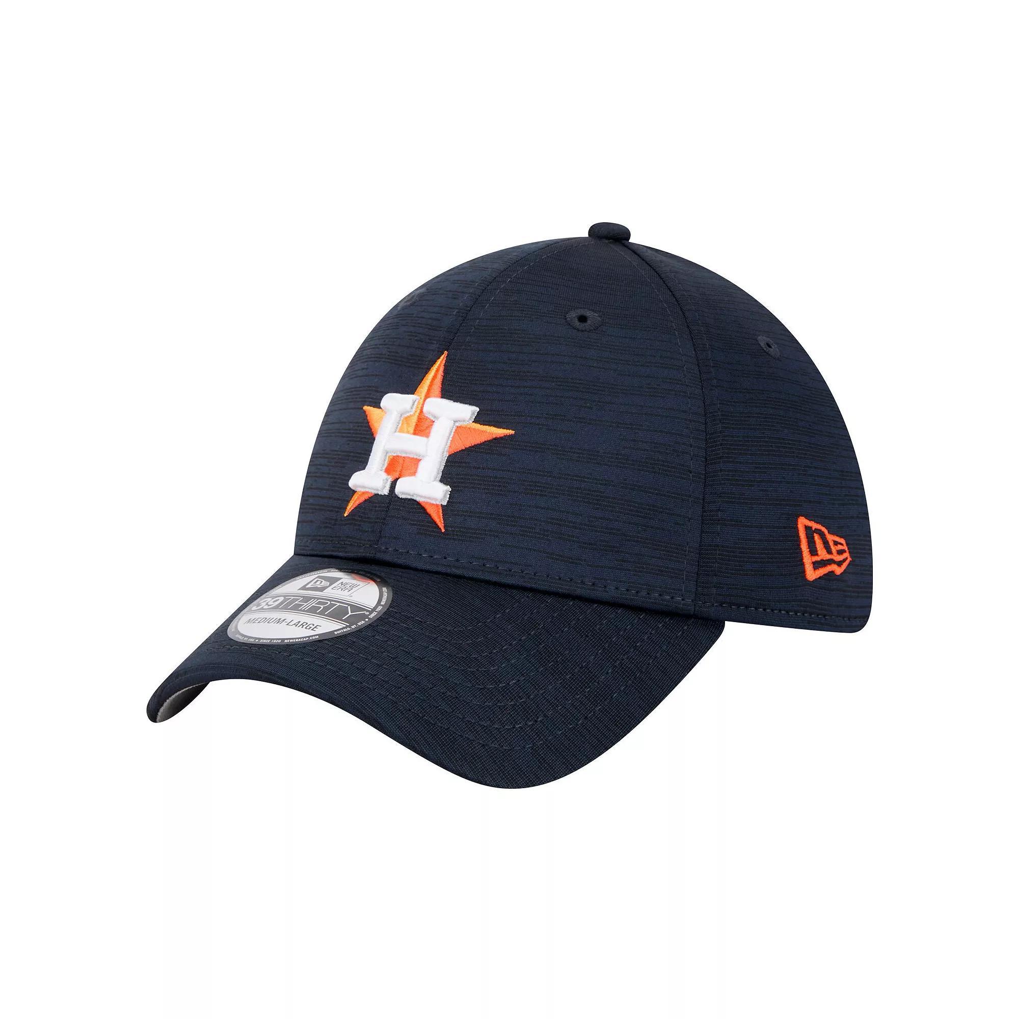 Men's New Era Navy Houston Astros Tech 39THIRTY Flex Hat, Size: Small/Medium, Blue Product Image