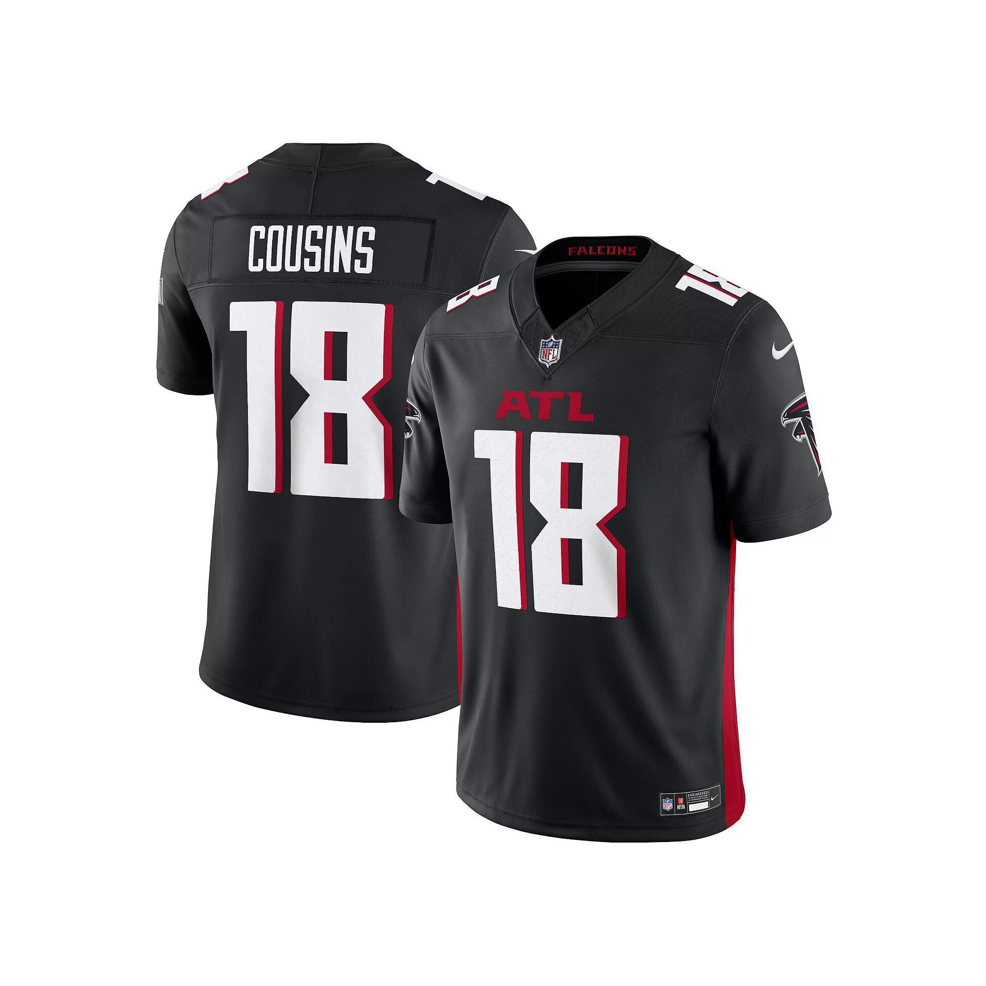 Men's Nike Kirk Cousins Black Atlanta Falcons Vapor F.U.S.E. Limited Jersey, Size: XXL Product Image