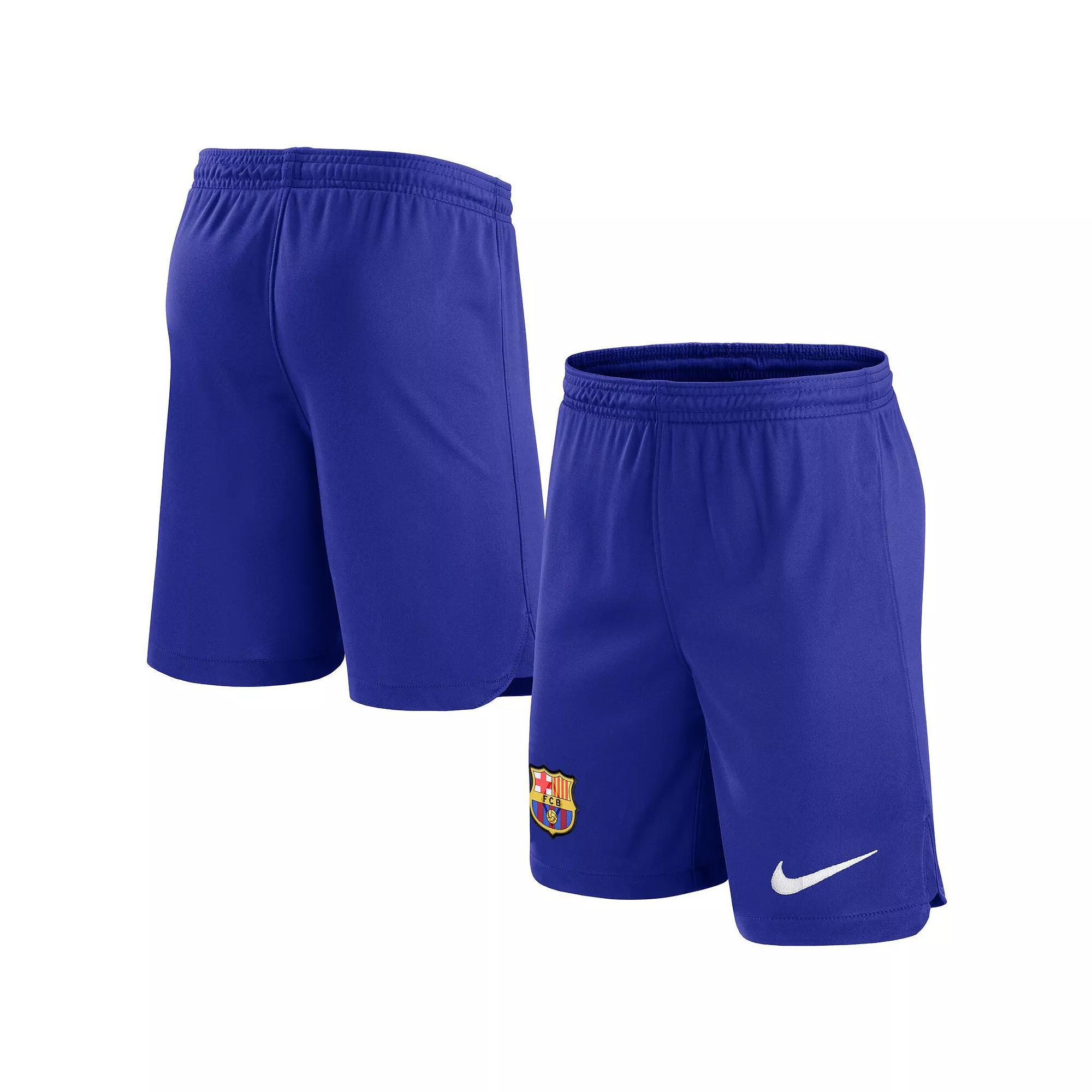 Men's Nike Navy Barcelona Stadium Performance Training Shorts, Size: 2XL, Bar Blue Product Image