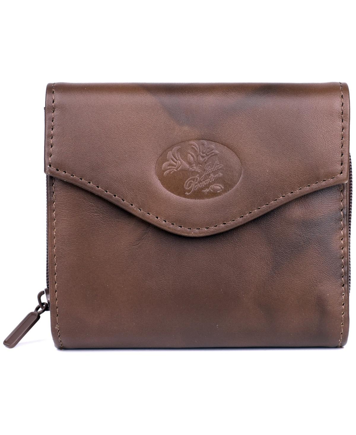 Julia Buxton Heiress French Purse Leather Accordion Wallet Product Image