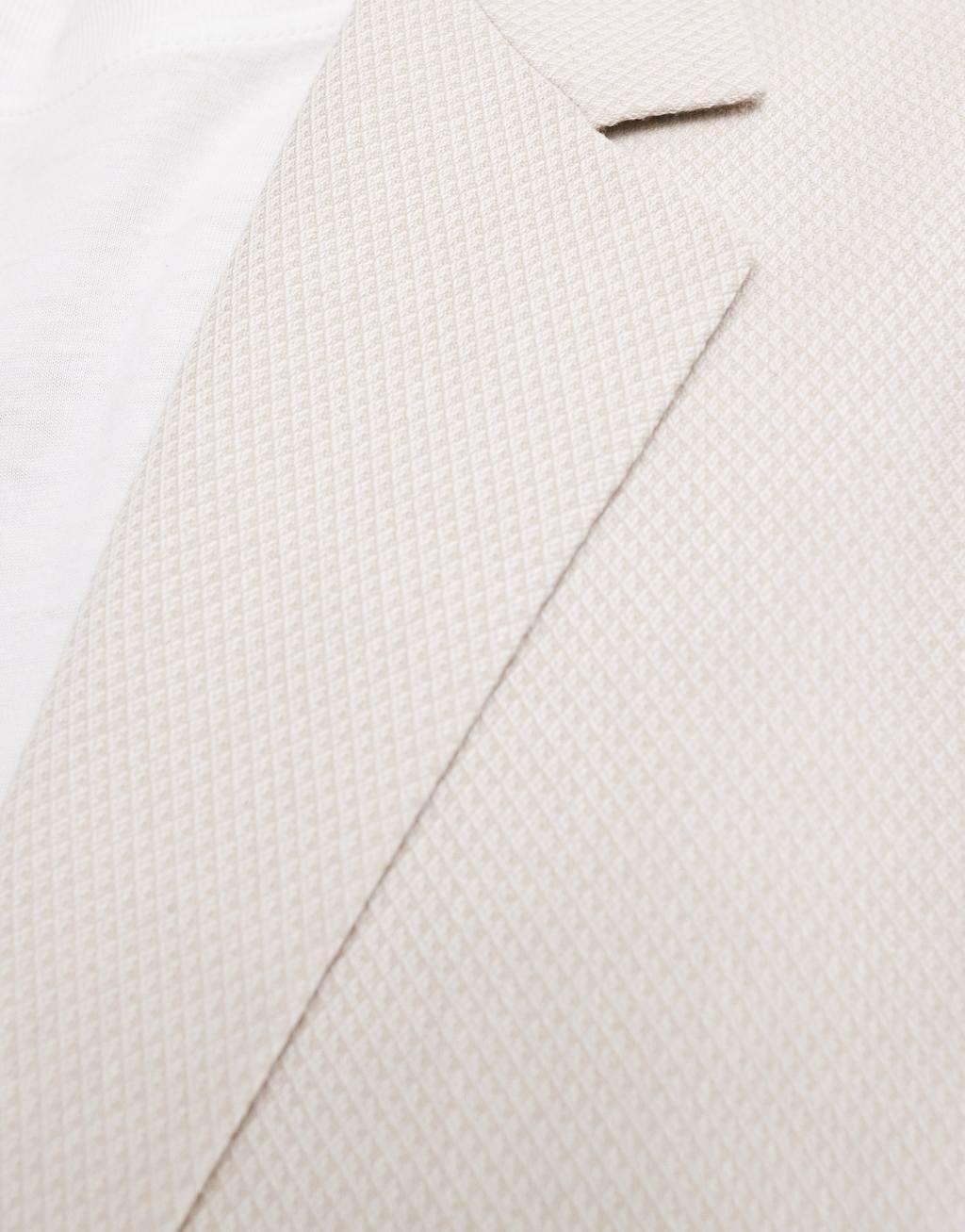 ASOS DESIGN relaxed throw on suit jacket in light gray with linen texture Product Image