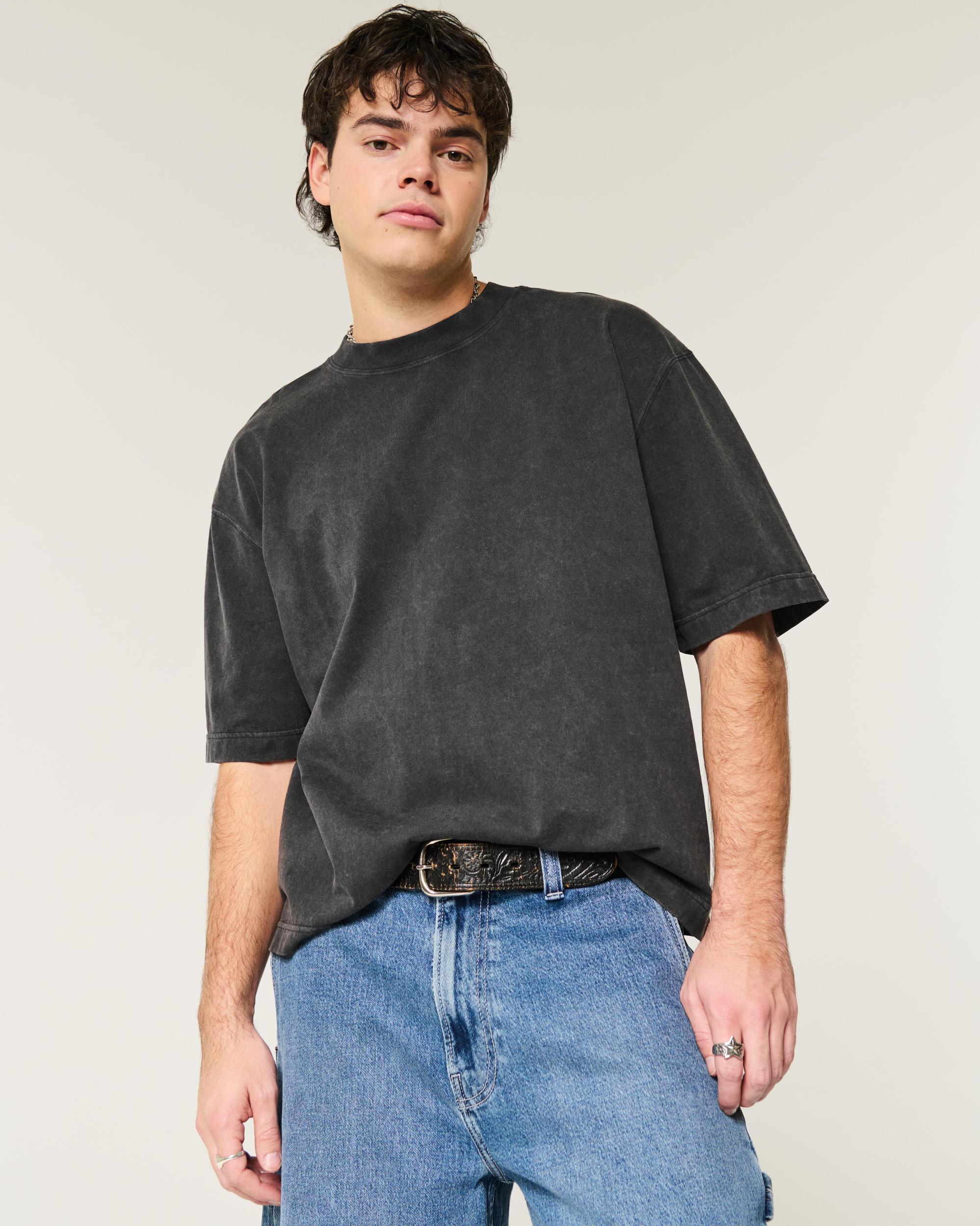 Boxy Heavyweight Crop Crew T-Shirt Product Image