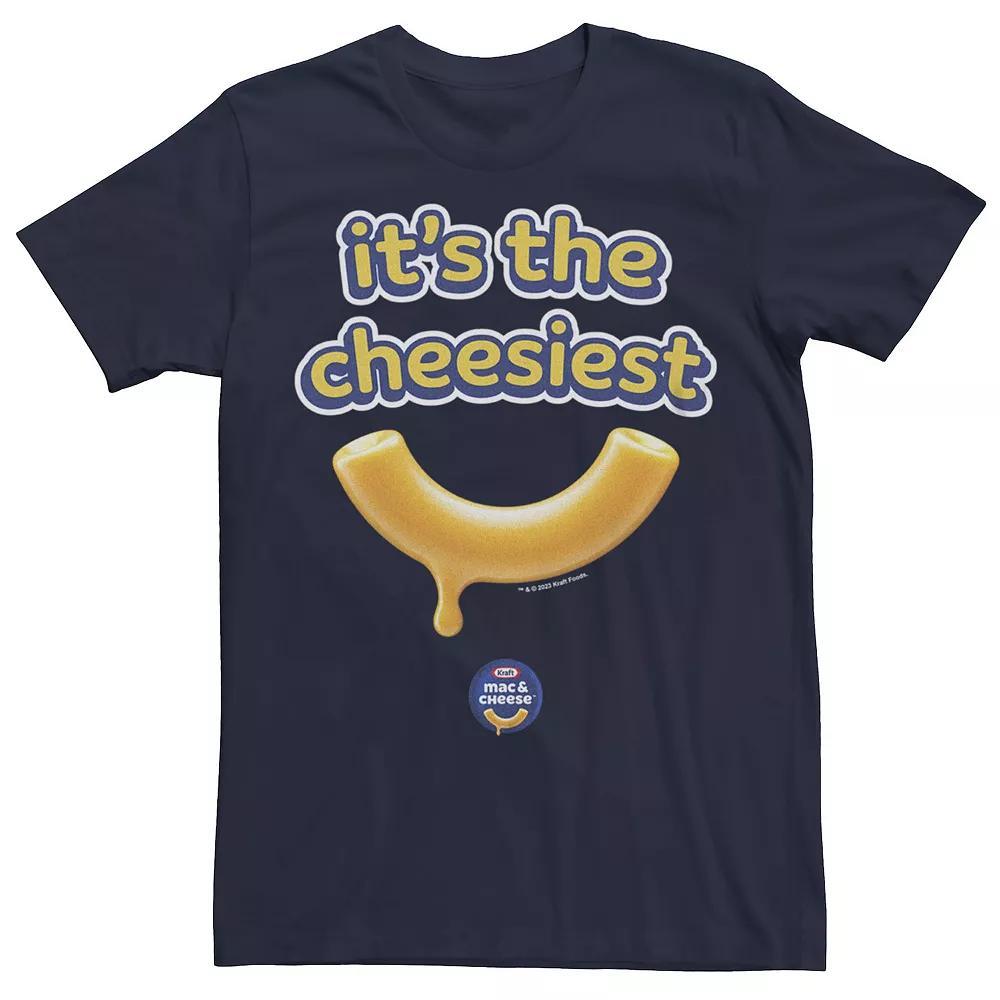 Men's Kraft Mac & Cheese It's The Cheesiest Graphic Tee, Size: Small, Blue Product Image
