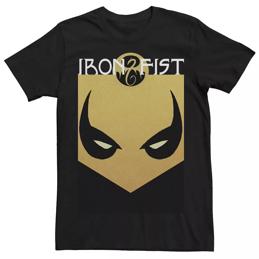 Men's Marvel Iron Fist  Graphic Tee, Size: Large, Black Product Image