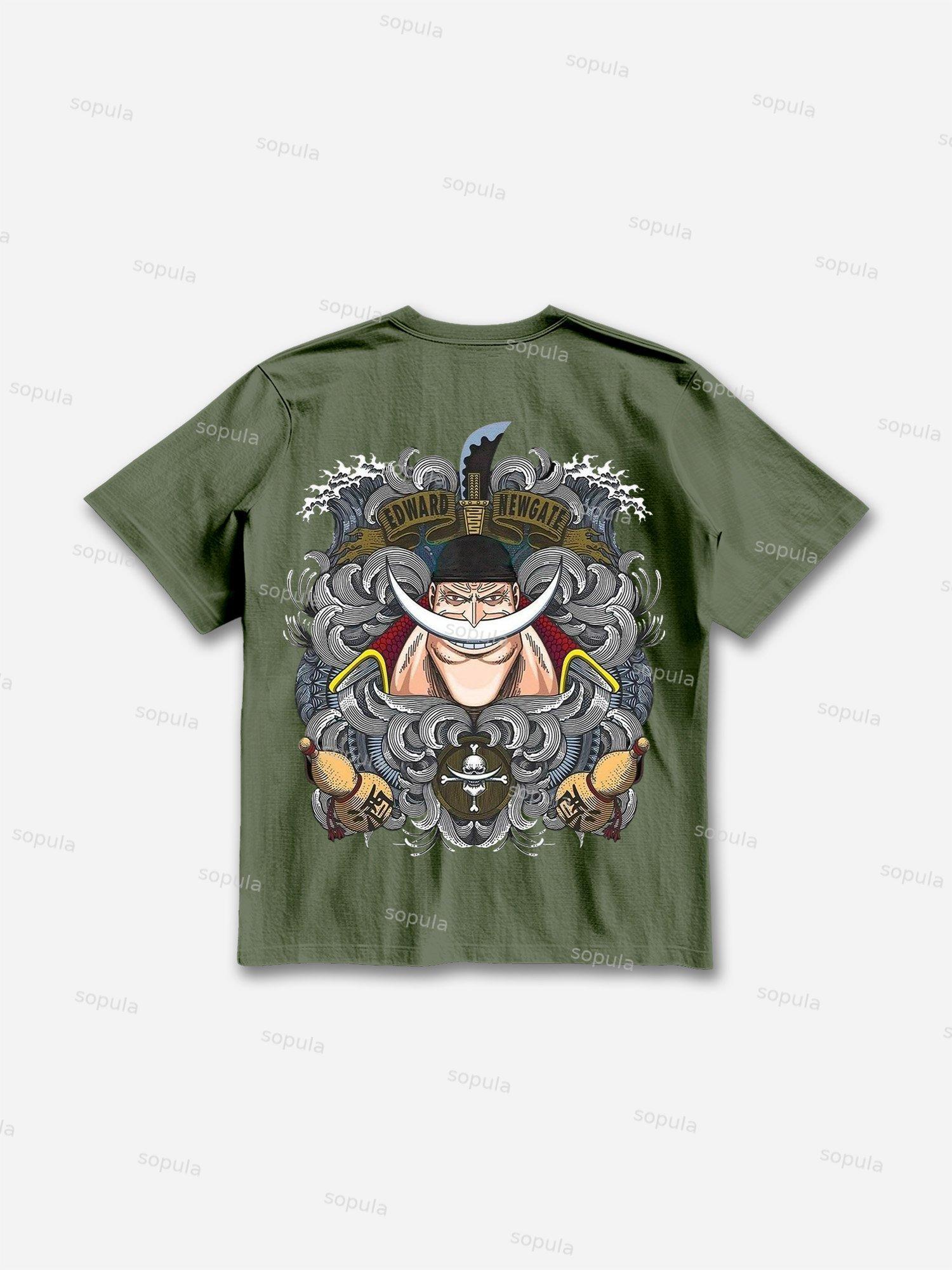 Anime Graphic Legacy Print Cotton T-shirt Product Image