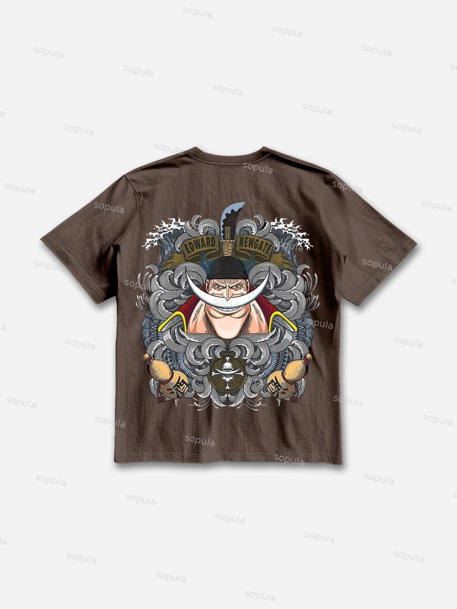 Anime Graphic Legacy Print Cotton T-shirt Product Image