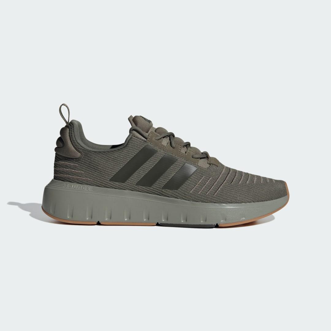 adidas Swift Run Shoes Olive Strata 12 Mens Product Image