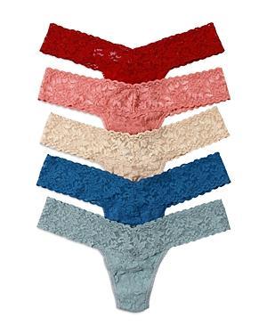 Hanky Panky 5 Low Rise Thongs Multi One Size Product Image