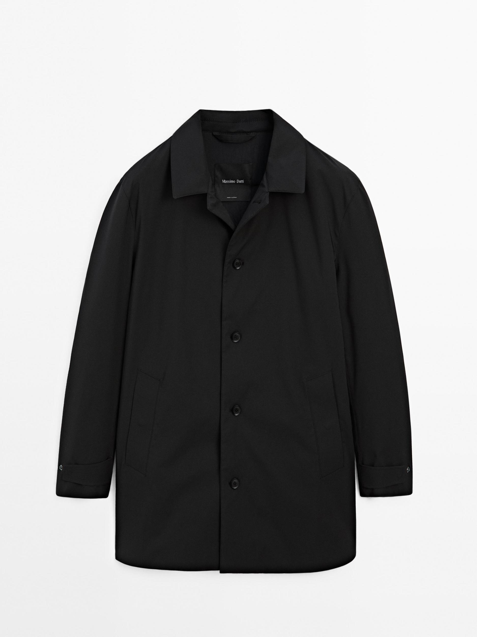 Water-repellent fabric trench coat Product Image