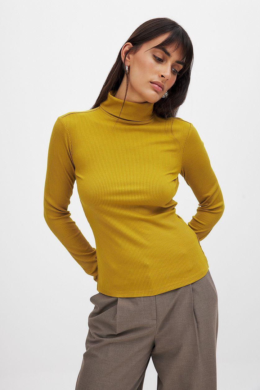 Long Sleeve Roll Neck Top Product Image