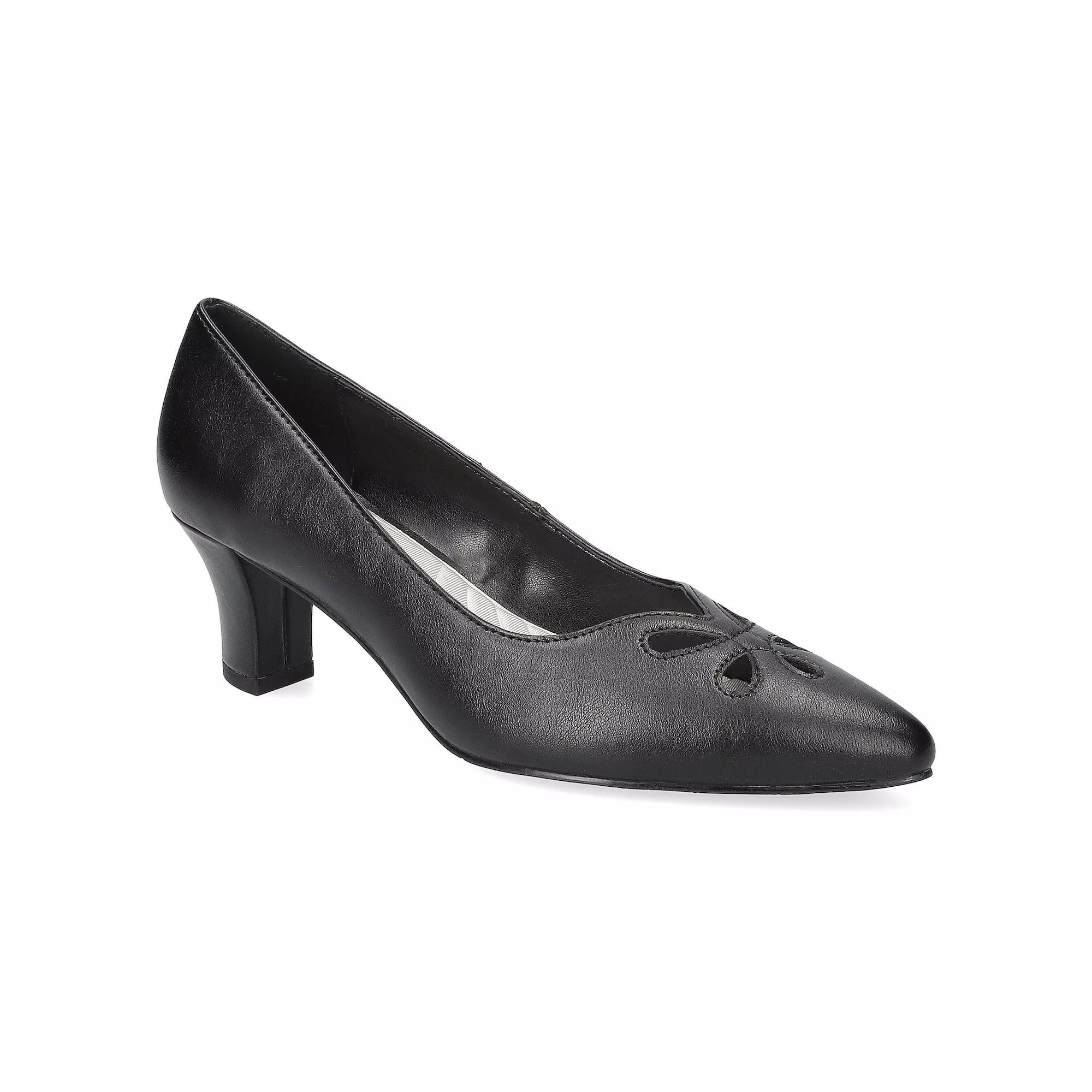 Easy Street Pat Women's Comfort Pumps, Size: 9 Wide, Black Patent Product Image