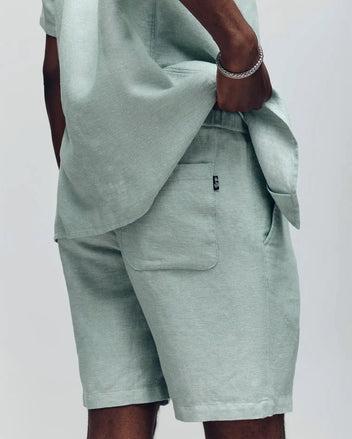 MENS WINDCREST LINEN BLEND DRAWSTRING SHORT - B6R474C200 Product Image
