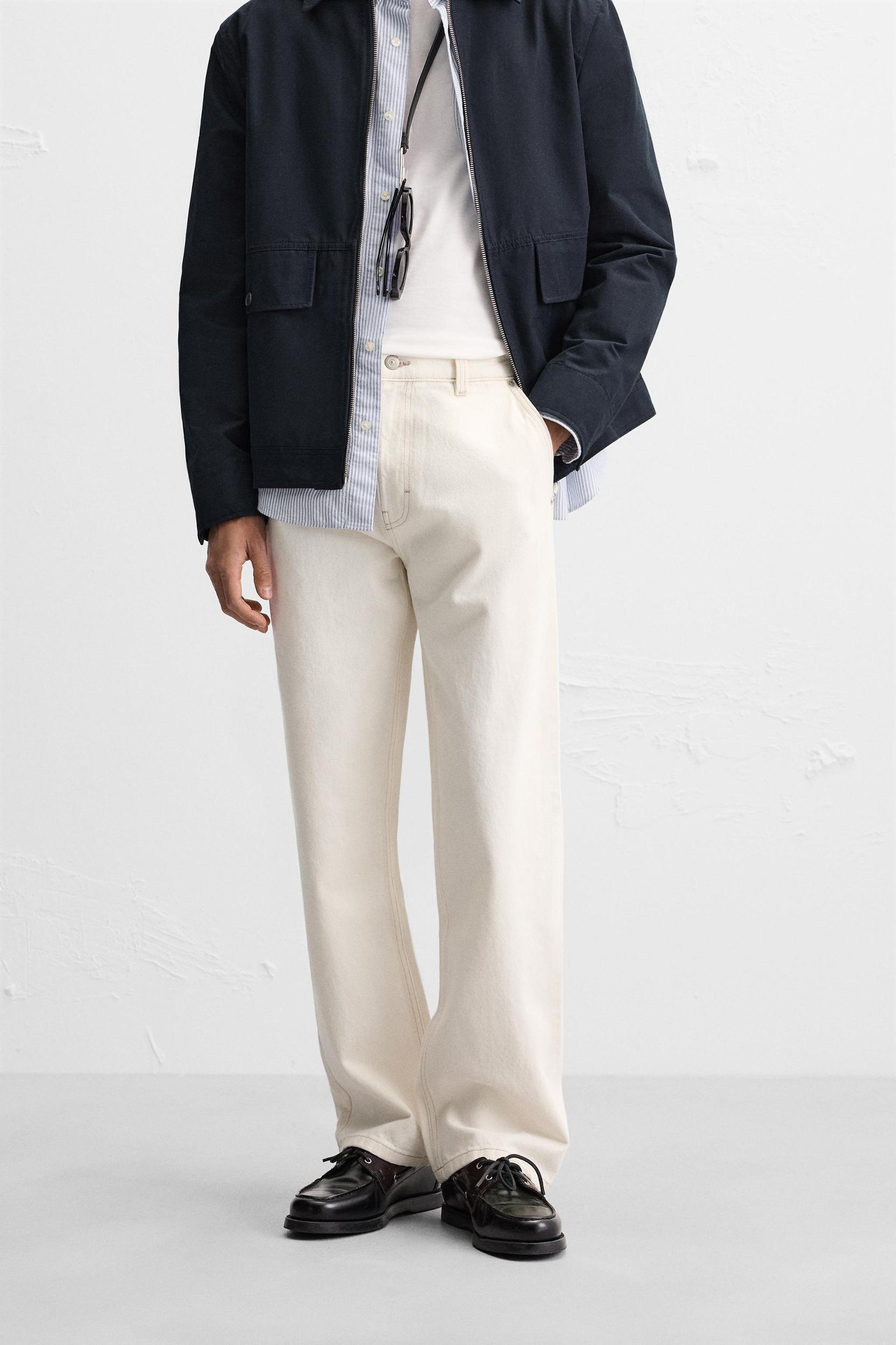 STRAIGHT FIT CHINO JEANS Product Image