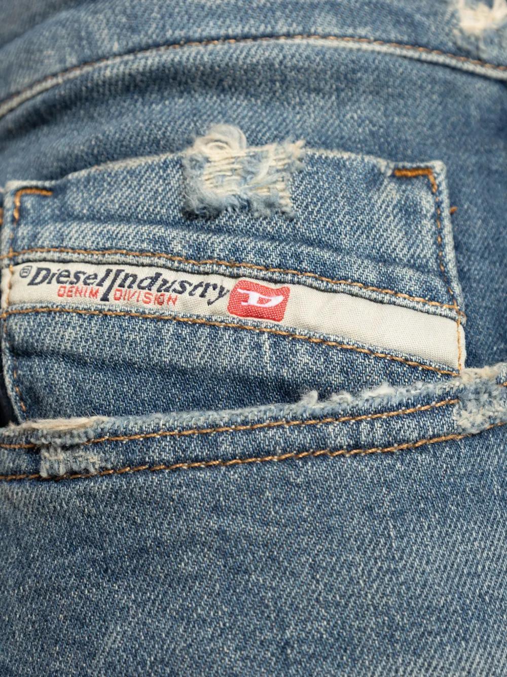 2019 D-Strukt fade-effect slim-fit jeans Product Image