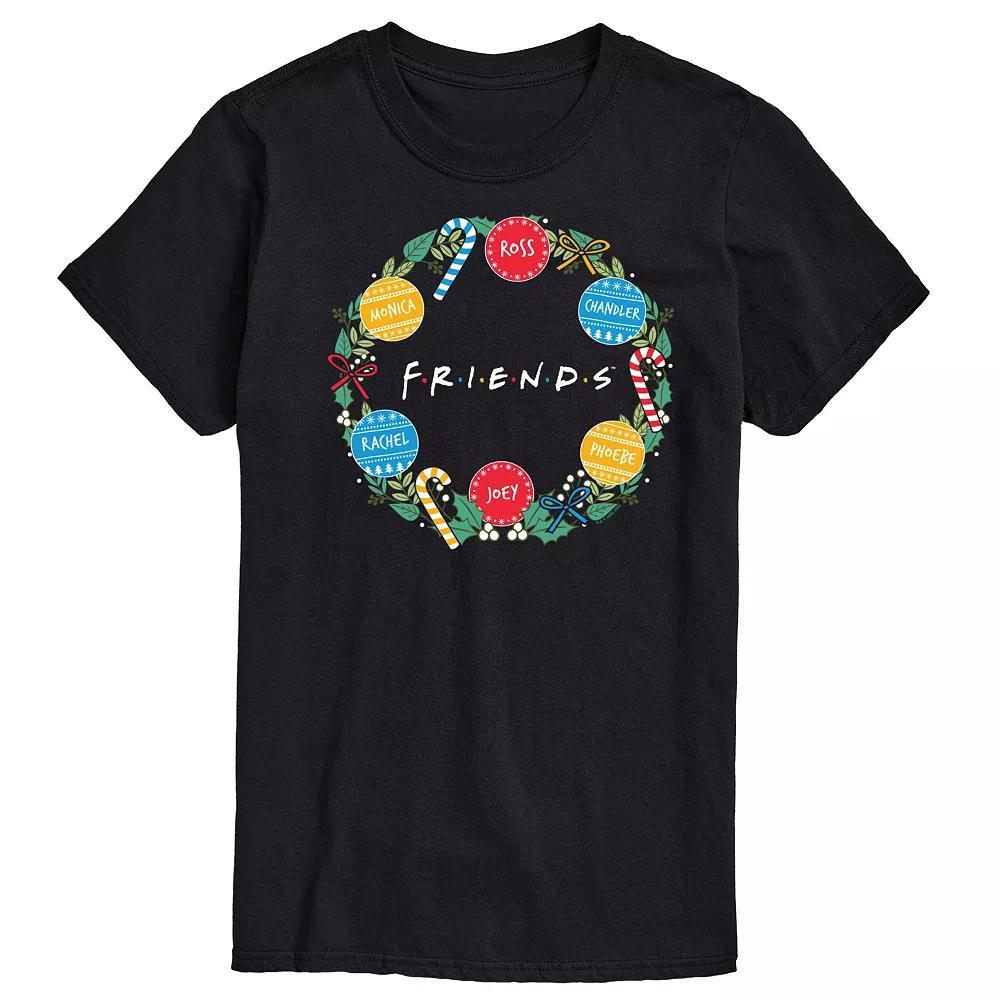 Mens Friends Logo Wreath Graphic Tee Product Image