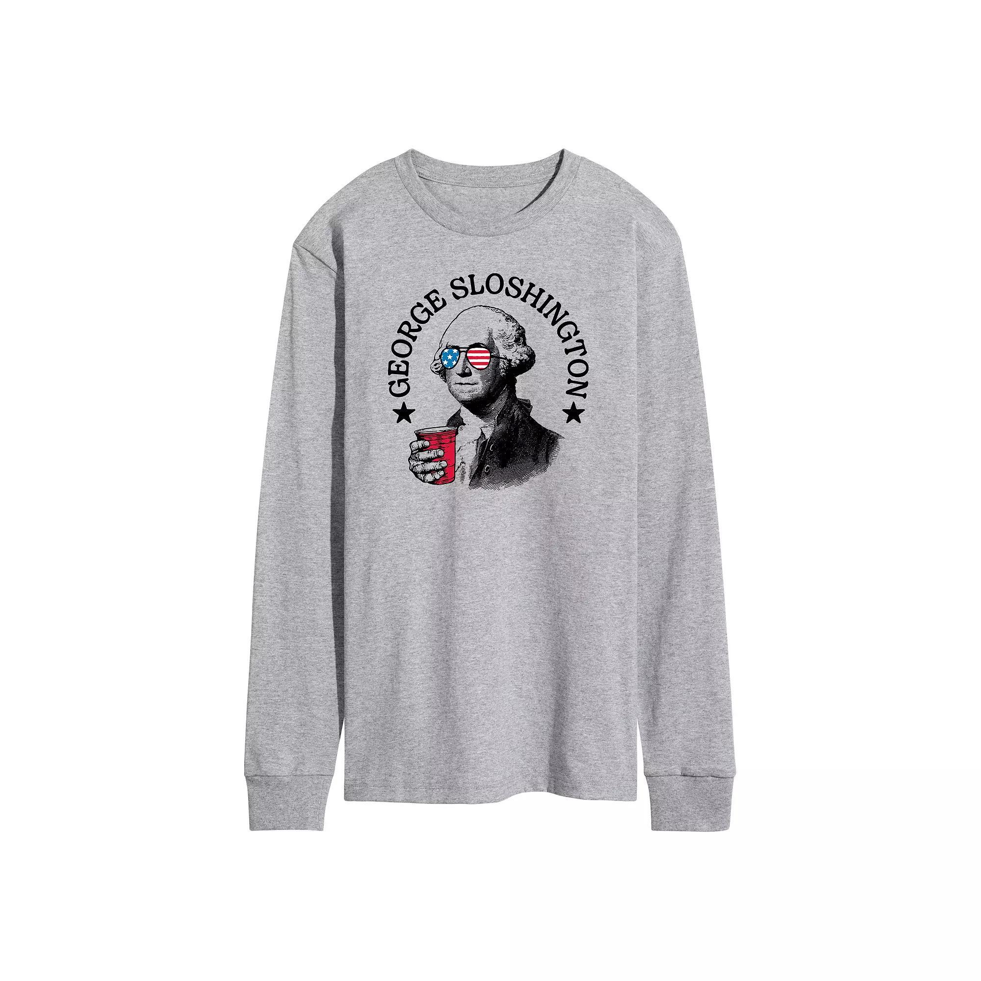 Mens George Sloshington Long Sleeve Graphic Tee Product Image