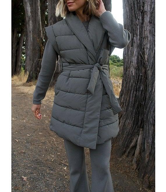 Splendid X Cella Jane Blog Knit Crew Neck Dropped Long Sleeve Front Seam Pullover Sweater Product Image