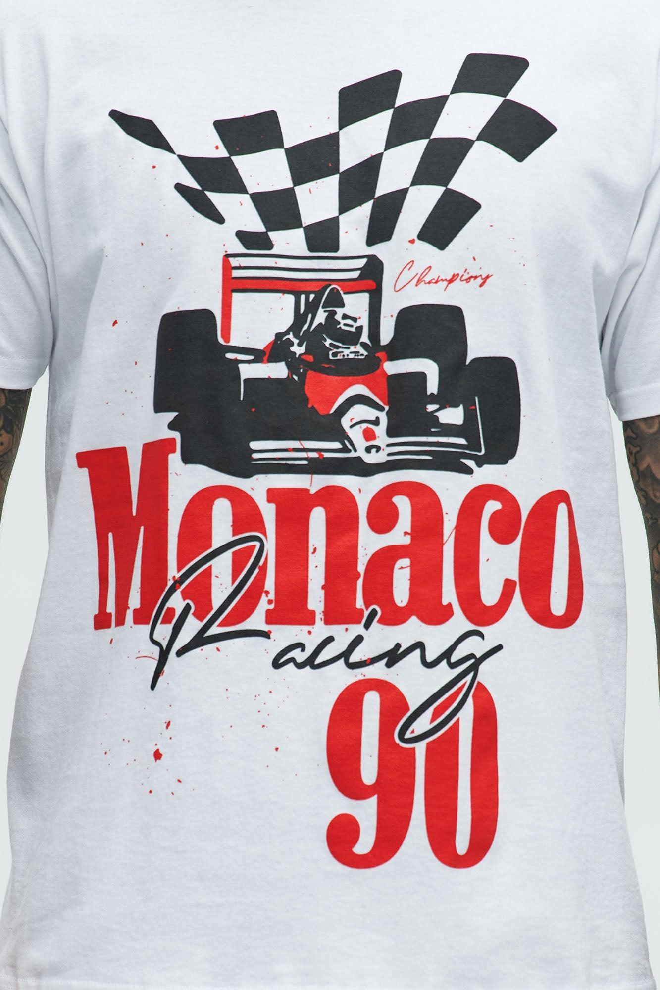 Monaco Racing 90 Short Sleeve Tee - White Product Image