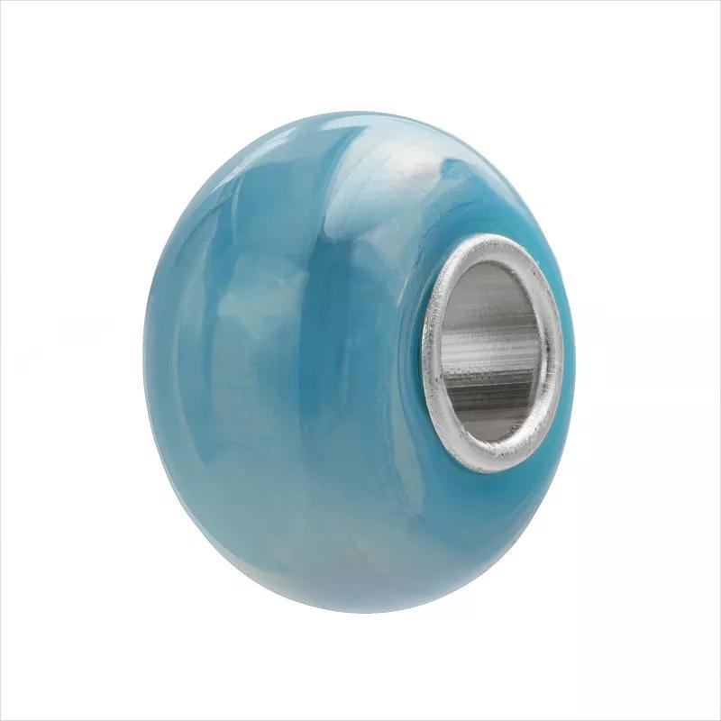 Individuality Beads Simulated Cats-Eye Sterling Silver Bead, Womens, Blue Product Image