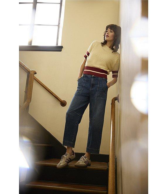 KUT from the Kloth Stretch Denim Ashton High Rise Barrel Jeans Product Image