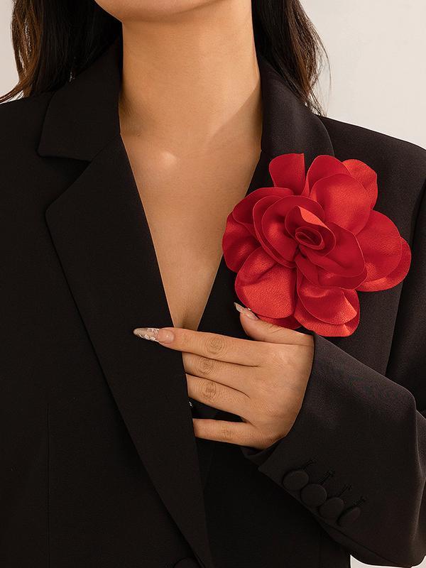 Three-Dimensional Flower Brooch Accessories Product Image