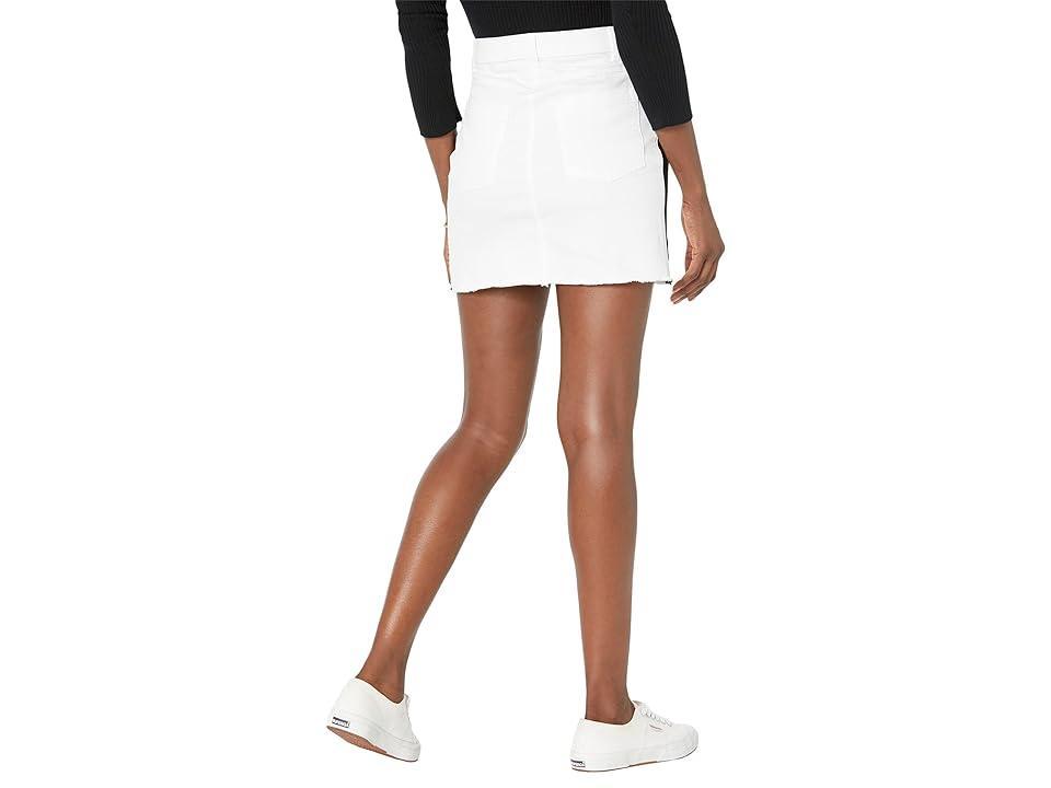 HUE Tonal Tuxedo Denim Skirt Women's Skirt Product Image