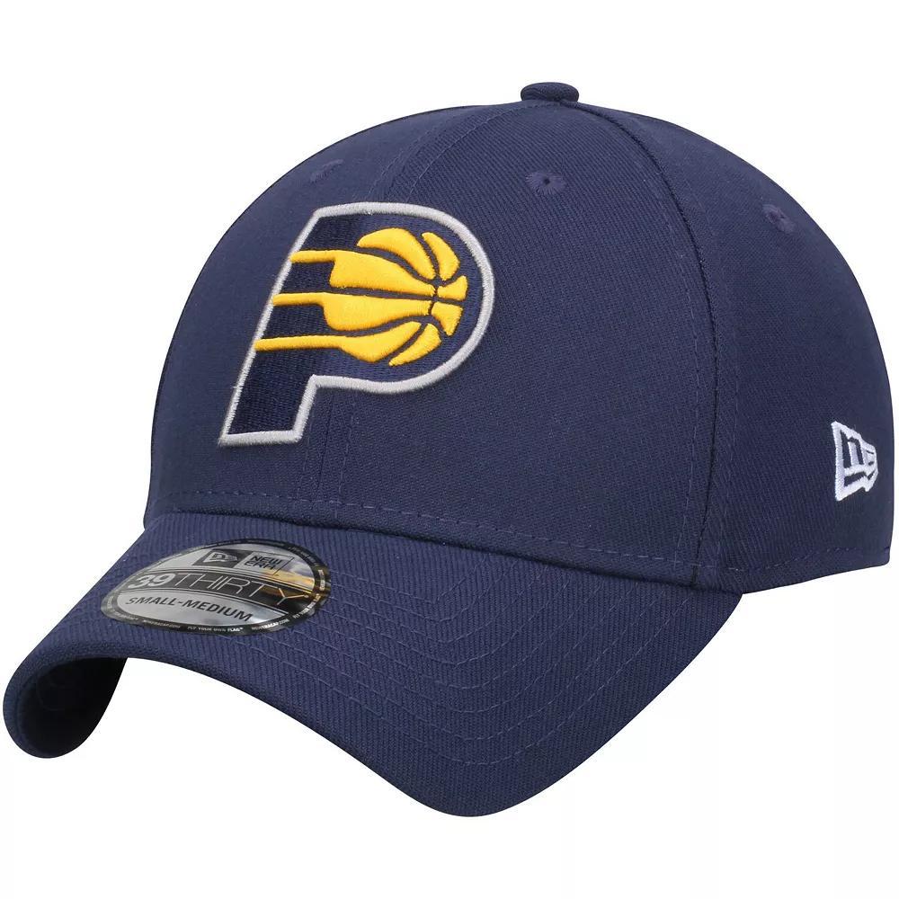 Men's New Era Navy Indiana Pacers Team Classic 39THIRTY Flex Hat, Size: Small/Medium, Blue Product Image