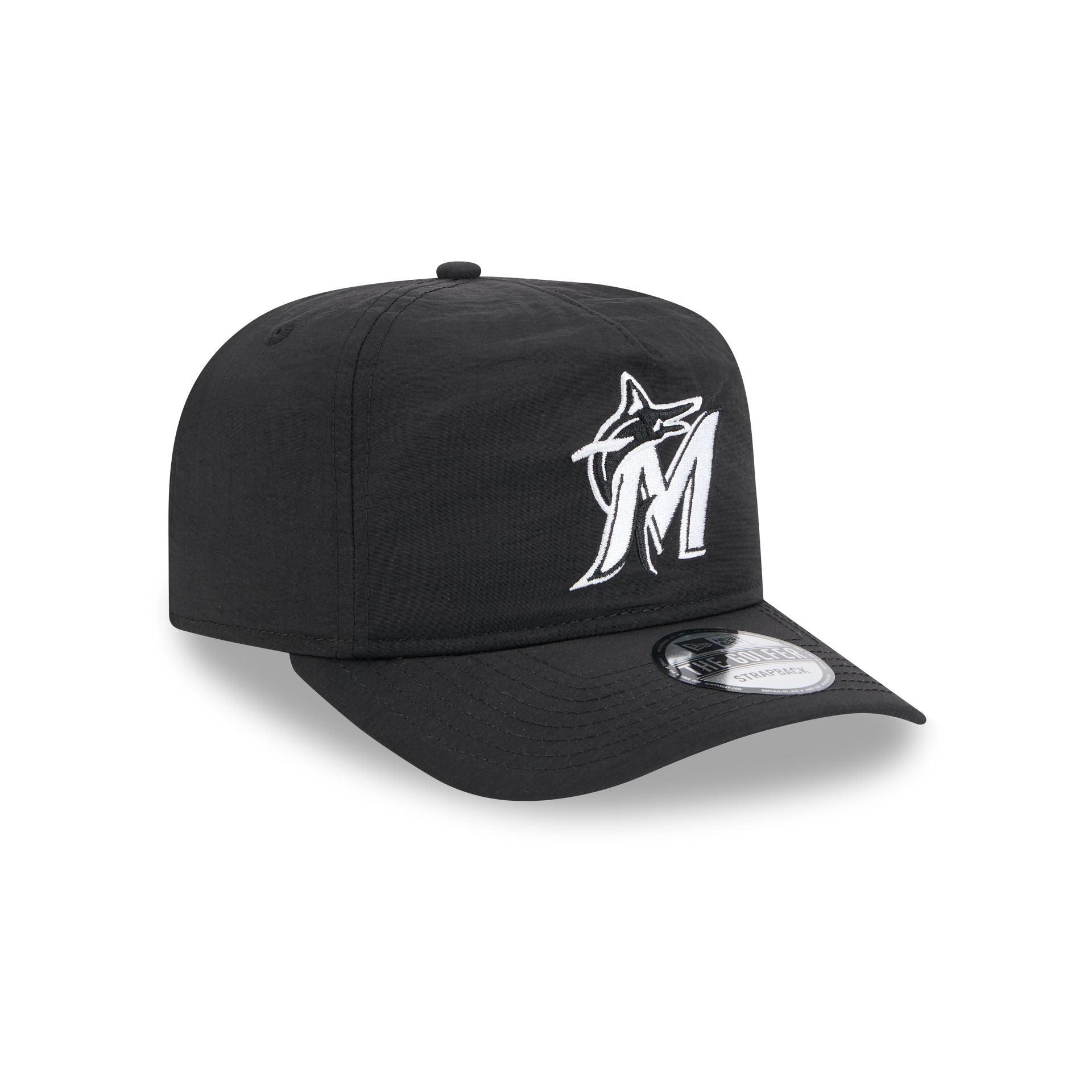 Atlanta Braves Black Script Safety Pin 59FIFTY A-Frame Fitted Hat Male Product Image