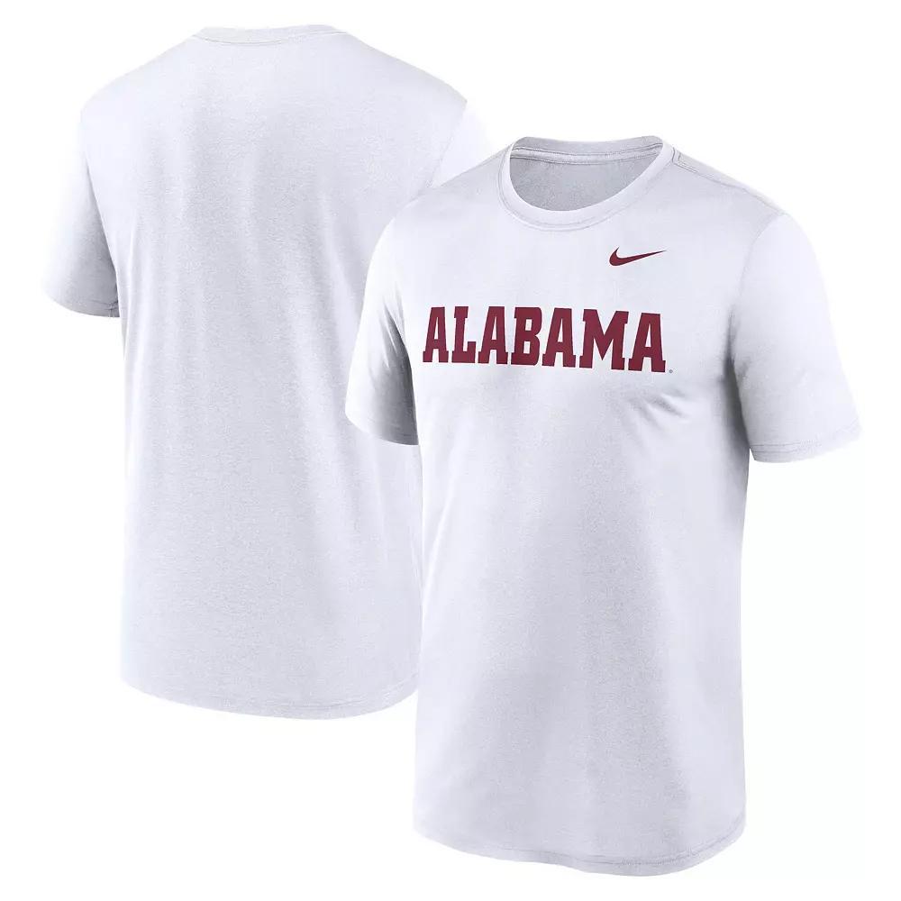 Men's Nike White Alabama Crimson Tide Primetime Legend Wordmark T-Shirt, Size: Large Product Image