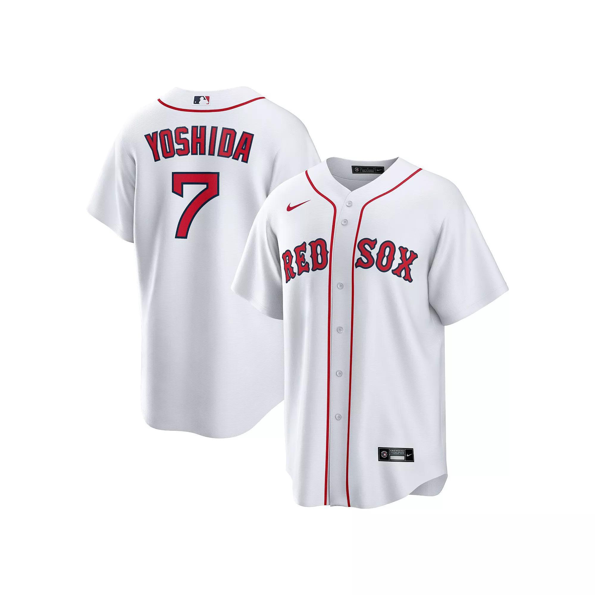 Men's Nike Masataka Yoshida White Boston Red Sox Home Official Replica Player Jersey, Size: XL Product Image