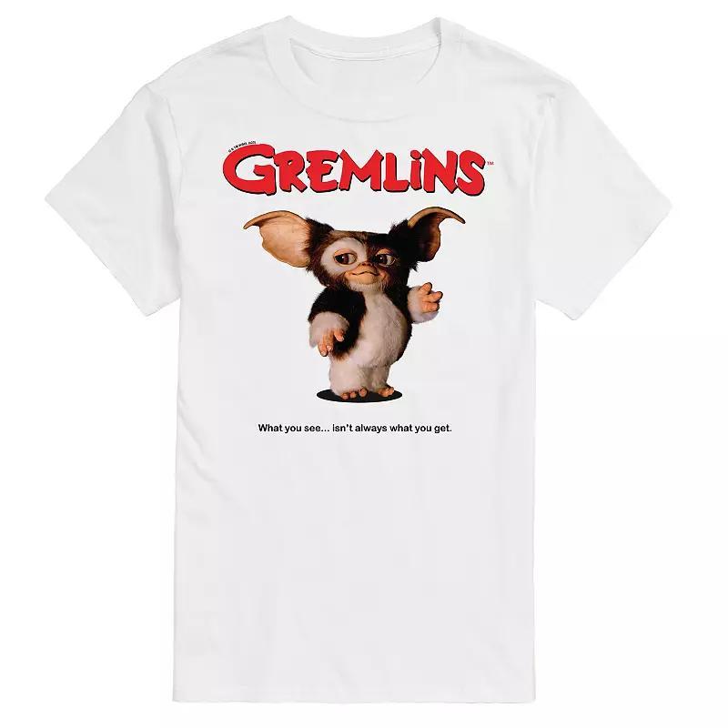 Big & Tall Gremlins Movie Poster Graphic Tee, Mens Product Image