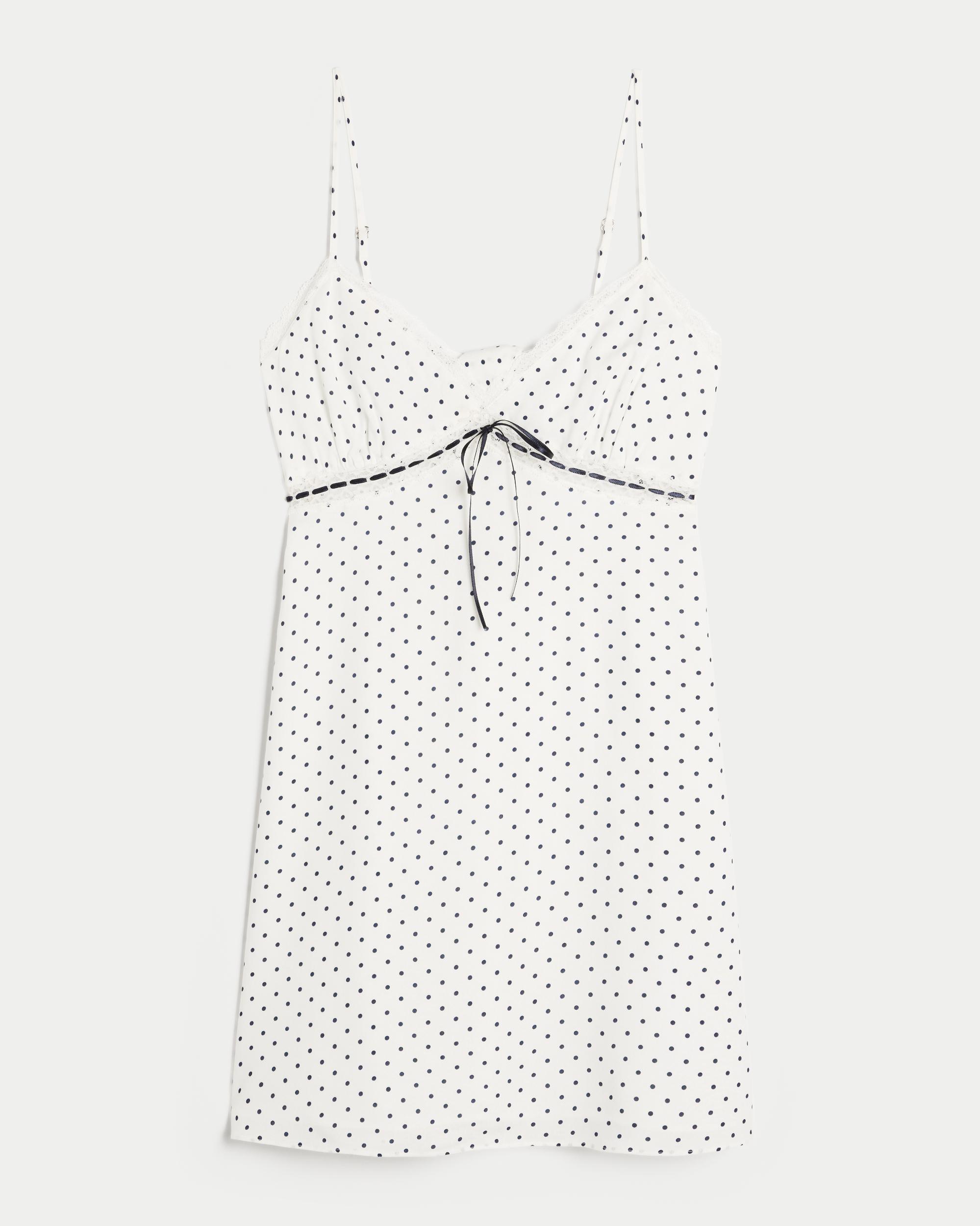 Lace Detail Slip Mini Dress Product Image