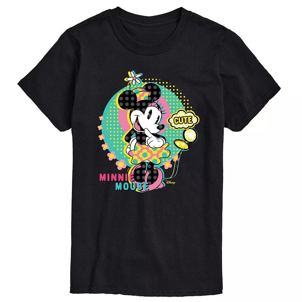 Disneys Minnie Mouse Mens Cute Graphic Tee Product Image